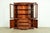 1960s White Furniture Georgian Flame Mahogany Breakfront Bookcase Cabinet, Circa 1960s For Sale - Image 5 of 16