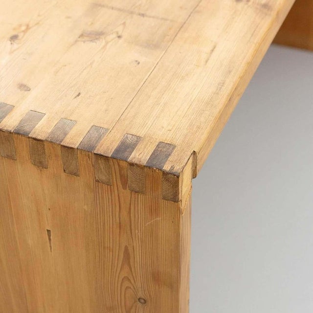 Mid-Century Modern Rationalist Wood Table, 1960 For Sale - Image 9 of 16