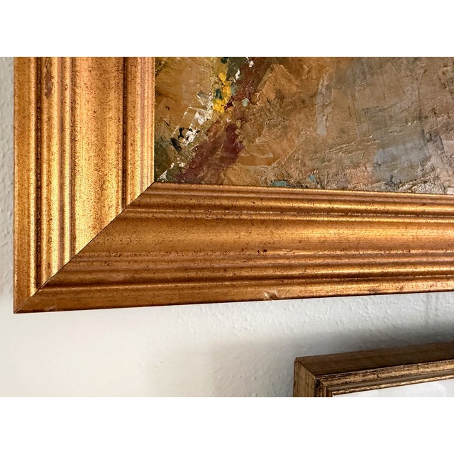 Vintage European Oil Landscape Painting For Sale - Image 14 of 15