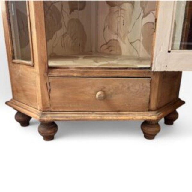 French Oak Corner Cabinet, 1890s For Sale - Image 4 of 7
