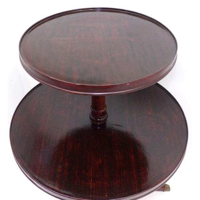 1945 Mid Century Modern Duncan Phyfe 2 Tiered Round Side ... Enjoy free shipping on most stuff, even big stuff.