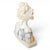 Late 19th Century Antique Italian Polychrome Carved Alabaster Portrait Bust of a Lady For Sale - Image 5 of 15