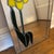 Vintage Daffodil Stained Glass Mirror For Sale - Image 4 of 7
