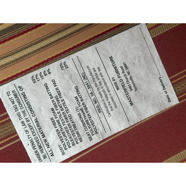 Masterfield Furniture Upholstered Chair For Sale - Image 9 of 9
