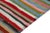 Rug & Kilim 1950s Vintage Chaput Kilim in Rainbow Stripes, Geometric Tribal Rug For Sale - Image 4 of 8