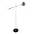 Mid-Century Modern Orbital Chrome Ball Adjustable Floor Lamp Attributed to the Eyeball Lamp by Robert Sonneman For Sale