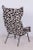 Wingchair with mitation Giraffe Fur from Miroslav Navratil, Czechia, 1950s For Sale - Image 9 of 13