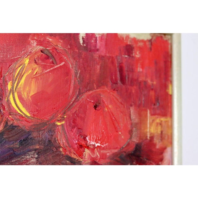 1960s Birgit Öfverström, Still Life with Apples, 1965, Oil on Canvas, Framed For Sale - Image 5 of 10