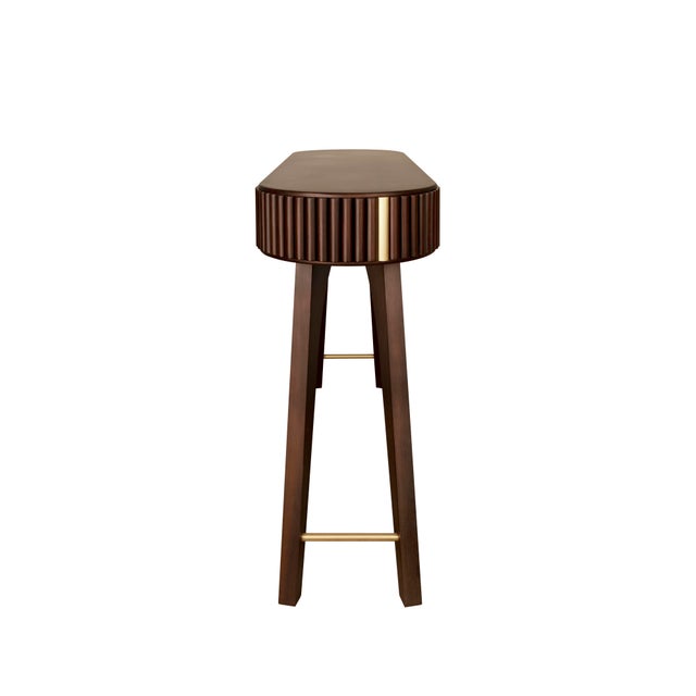 Wood Robert Console Table by Wood Tailors Club For Sale - Image 7 of 16