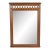 Kindel Neoclassical Regency Style Cherry Wood Wall Mirror With Pierced Gallery For Sale