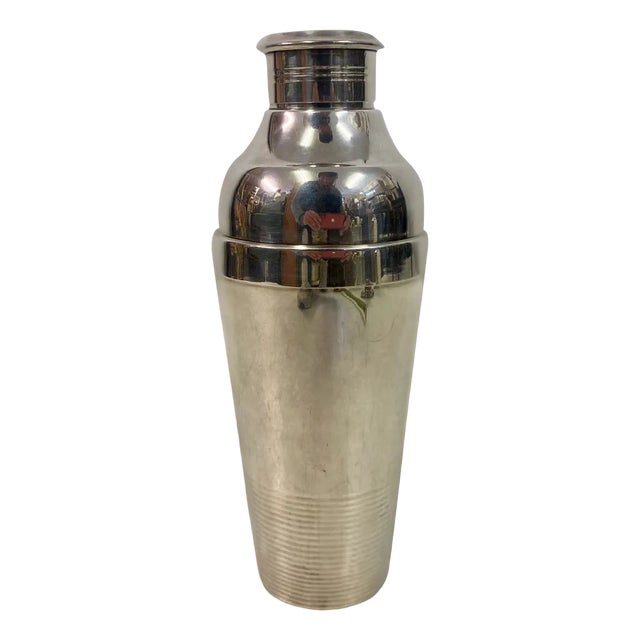 Metal Cocktail Shaker by Luc Lanel for Christofle For Sale