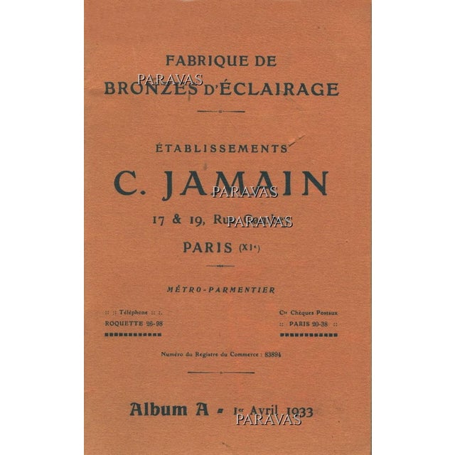 French Art Deco Chandelier by Jamain & Frontisi 1930 France For Sale - Image 13 of 14