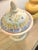 Hand Painted Majolica Lidded Jar Floral Italian Botanical Lemon Tree Design. Gorgeous! For Sale - Image 9 of 10