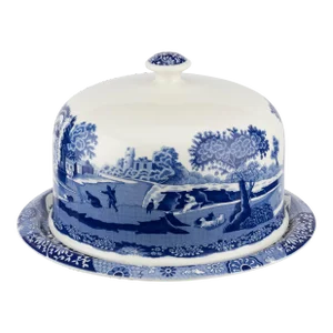 Spode Blue Italian Serving Platter with Dome