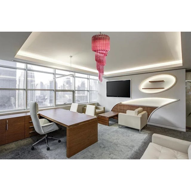 1990s Murano Glass Chandeliers, Set of 2 For Sale - Image 5 of 12