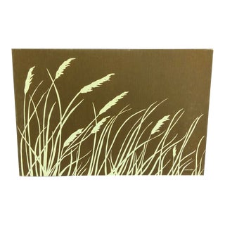 1980s Marushka Wheat Screen Print Art For Sale
