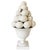 White Vintage Portuguese Creamware Crackle Glaze Lemon Topiary for for Great City Traders San Francisco For Sale - Image 8 of 13