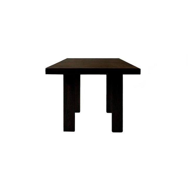 Contemporary Presente Dining Table in Dark Wenge by Moanne For Sale - Image 3 of 4