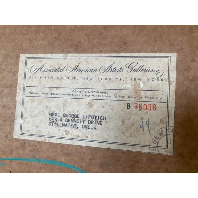 American 1936 Doel Reed Southwest Aquatint Etching For Sale - Image 3 of 12