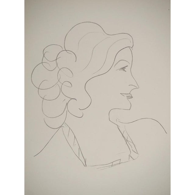 Henri Matisse (1869-1954) (after) The Smiling Muse Lithograph after a drawing by the artist Signed in the plate On wove...