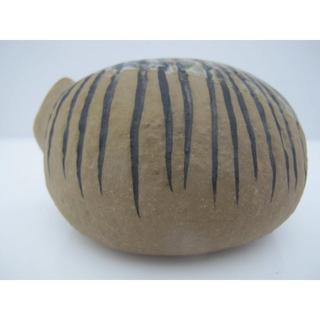 Ceramic Lisa Larson Lilla Zoo Series Cat Loaf Stoneware Gustavsberg Sweden Figurine For Sale - Image 7 of 10