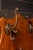 Victorian Victorian Oak Shield Wall Rack With Figural Cast-Iron Hooks For Sale - Image 3 of 5