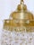 1950s Vintage Italian Brass Upside Down Layered Cake Chandelier For Sale - Image 5 of 7