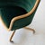 Wood Mobius Swivel Desk Chair by Ward Bennett in Mohair For Sale - Image 7 of 8