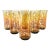 1970s Vintage Wheat Tumblers - Set of 6 For Sale