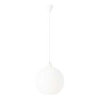 Satellite Ceiling Lamp in Opaline Glass attributed to Vilhelm Wohlert, 1960s For Sale