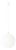 Satellite Ceiling Lamp in Opaline Glass attributed to Vilhelm Wohlert, 1960s For Sale