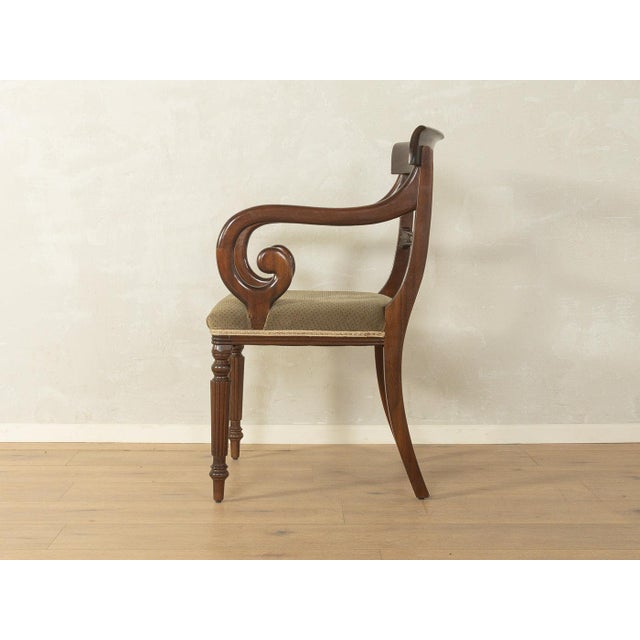 Vintage Regency English Armchair For Sale - Image 9 of 9