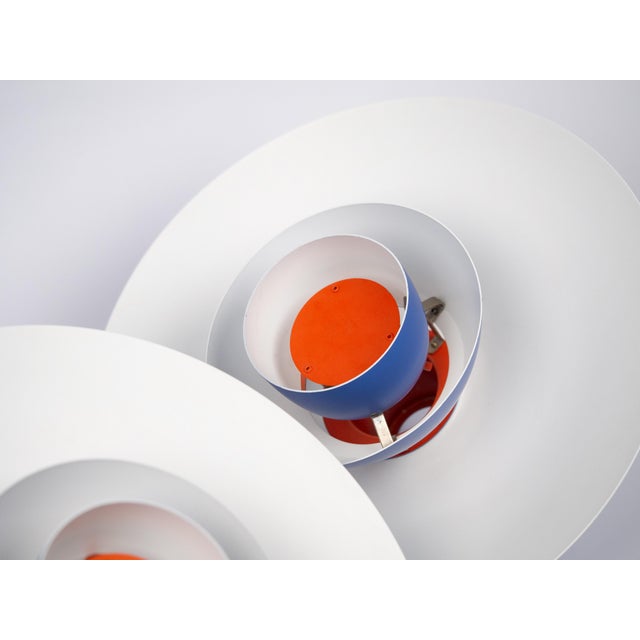 Red Vintage Danish PH 4/3 Lamps by Poul Henningsen for Louis Poulsen, 1966, Set of 2 For Sale - Image 8 of 12