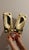 Metal Mid-Century Modern Swedish Rectangular Brass Sconces, Set of 2 For Sale - Image 7 of 10