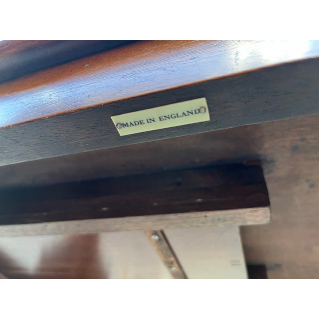 English Mahogany Tea Table For Sale - Image 9 of 10