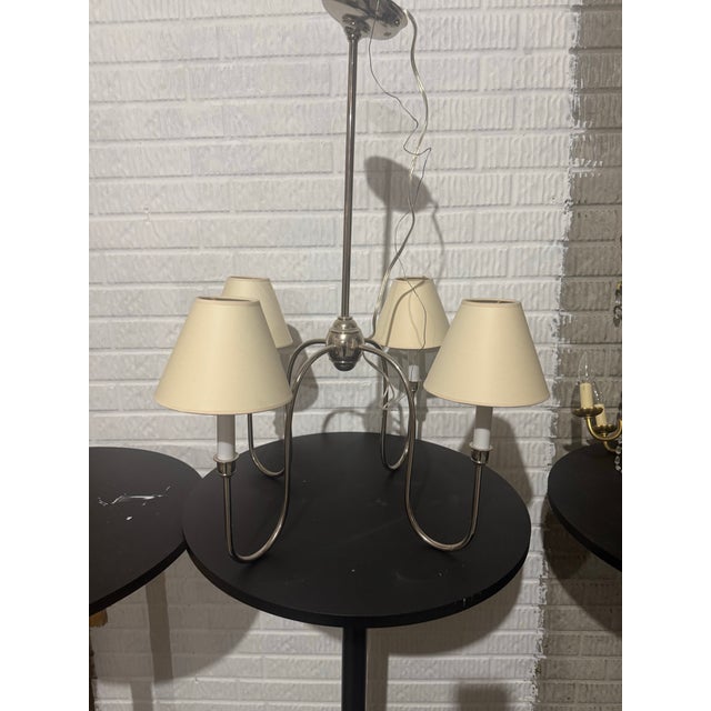 Modern Vendome Small Chandelier For Sale - Image 3 of 3