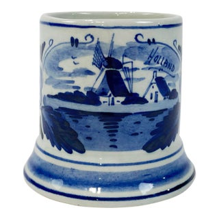 Vintage Porcelain Delft Vessel For Sale