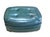 Vintage Thomas-Bain Leather Club Chair & Ottoman Set in Peacock Teal Green | Tufted Traditional Lounge Seating For Sale - Image 14 of 18