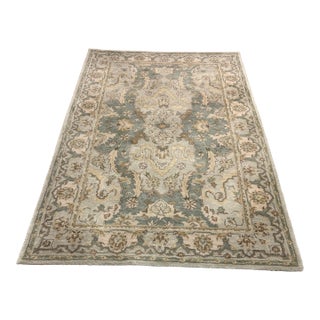 5ft X 8ft Pottery Barn Thyme Area Rug For Sale