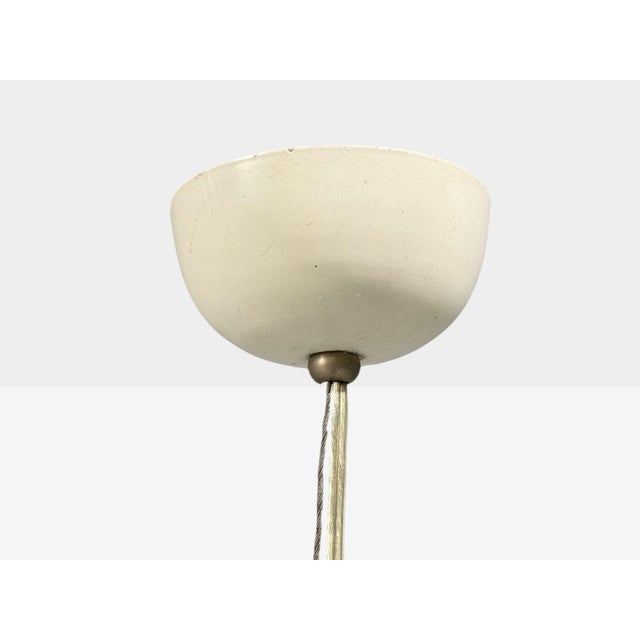 1960s Leucos, Italian Modern, Pendant Light, Handblown Glass, Metal, Italy For Sale - Image 10 of 10