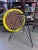 Mid-Century Modern Eames Style Vintage Eiffel Tower Iron Base and Table For Sale - Image 3 of 11