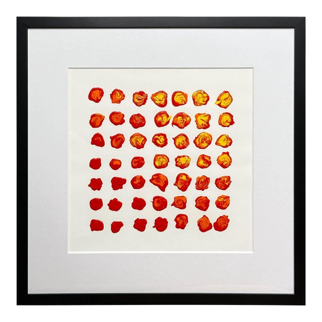 Bruce J. Bloom Abstract Painting 20 X 20 For Sale