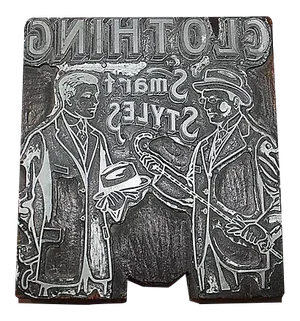 Advertising Engraver's Plate