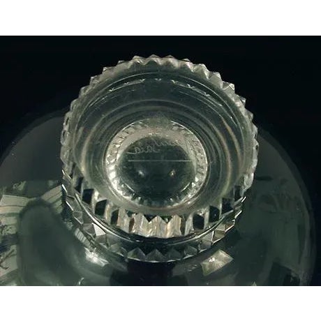 Machine-Age, French Art Deco, Crystal Glass Bowl by the Famous Jean Sala For Sale - Image 4 of 6