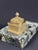 Art Nouveau French Gilt Bronze and Marble Inkwell by Louchet, Paris, 1900 For Sale - Image 4 of 13