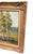 Traditional Antique Painting: Pastoral Landscape With Figure by River For Sale - Image 3 of 12