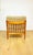 Brown Vintage Wood Lounge Chair with Olive Green Long Pile Upholstery, 1970 For Sale - Image 8 of 13