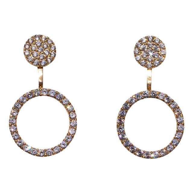 The 200th Street: Convertible Earrings in Yellow Gold, 2 Pieces For Sale