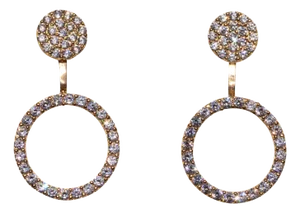 The 200th Street: Convertible Earrings in Yellow Gold, 2 Pieces