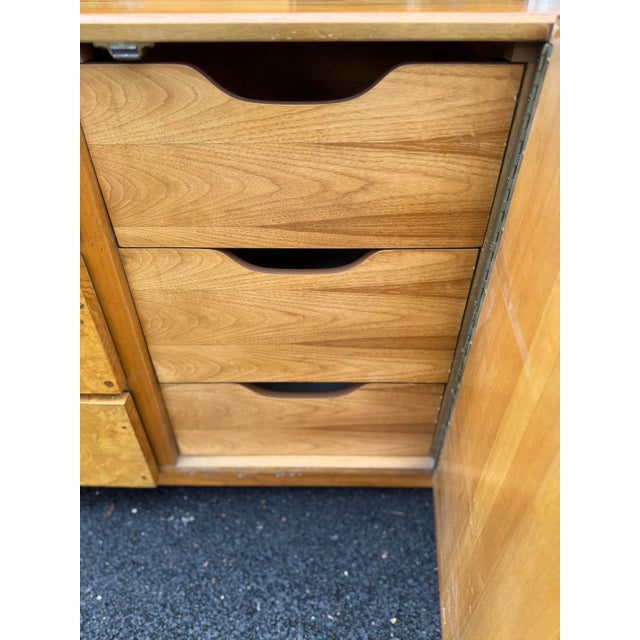 1970s Mid Century Modern Burl Wood Dresser by Lane For Sale - Image 11 of 12